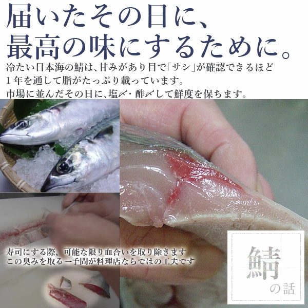 生さば寿司の鯖